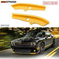 EPMAN 20SETS/CARTON Front Bumper Lip Splitter Protector Replacement for 2015-2021 Dodge Challenger Scat Pack, SRT 392 and 2019-2021 RT GT EPCY1520-20T